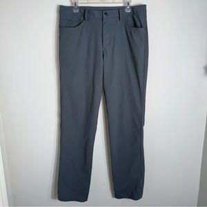 Lululemon Men's ABC Classic Fit 5 Pocket Pant-Gray-Size 34 X 34" Inseam